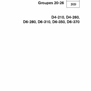 7745536 M.ATELIER D4-210,D4-260,D6-280,D6-310,D6-350,D6-370 Groupe 20-26 - (02-2006)